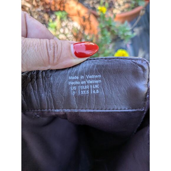 ALDO Flex Women’s Over-the-Knee Boots 7M – Brown Faux Crocodile Tall - Picture 4 of 4